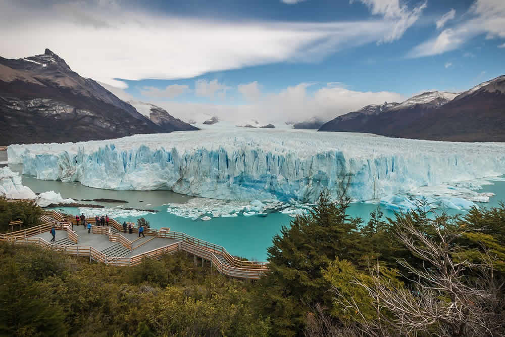 Glacier in south Chile
