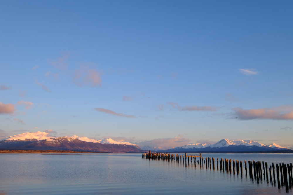 Mulle Historico en Puerto Natales durante las horas de la mañana