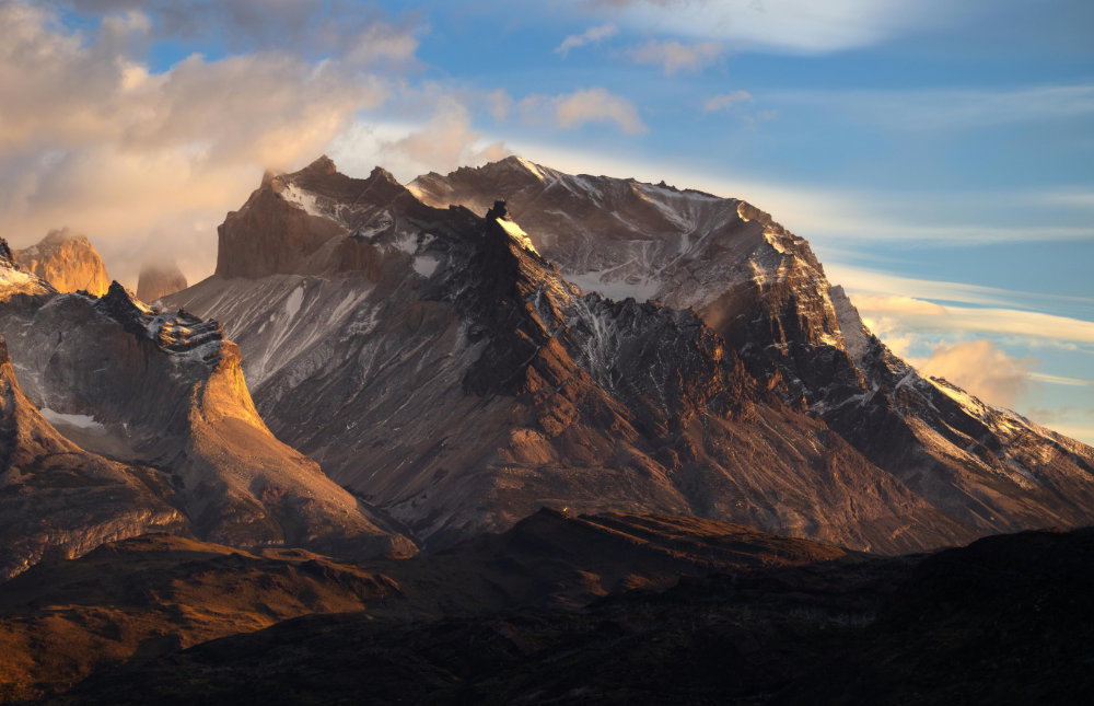 Majestätische Berglandschaften im Süden von Chile